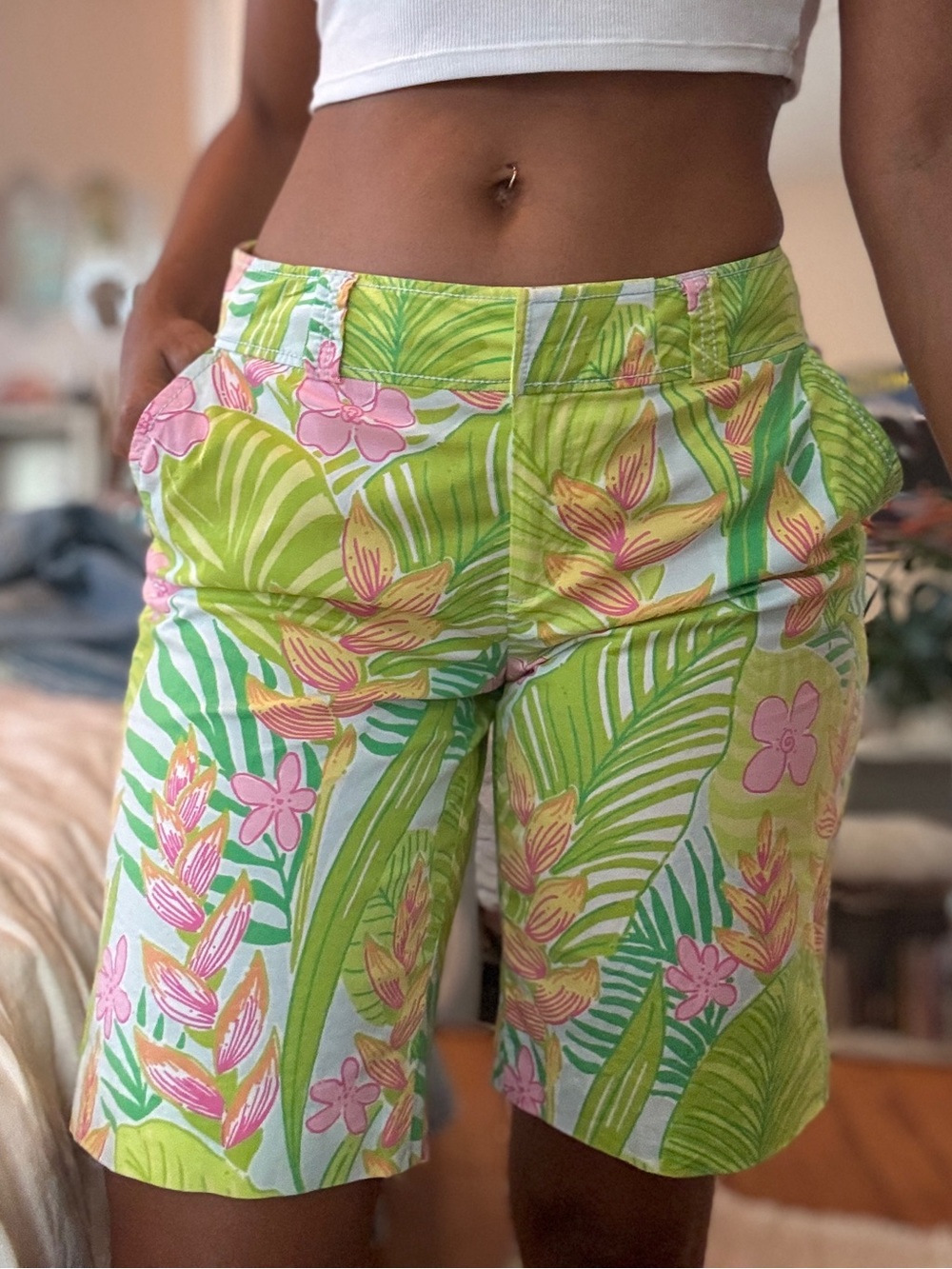 Lilly Pulitzer tropical shorts
